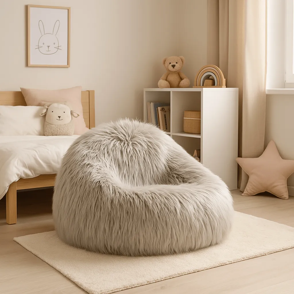 Kids Cloud Grey Fur