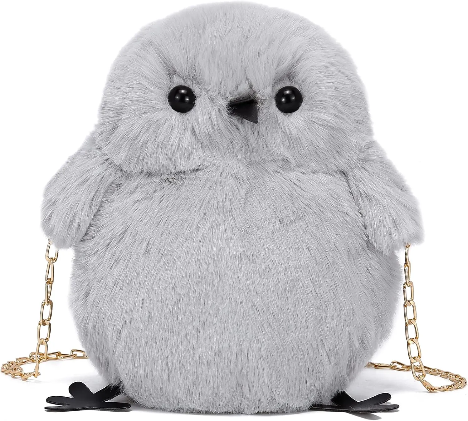 Kids Girls Pluse Cute Crossbody bag,Small Plush Kawaii Animal Handbag Purse for Women