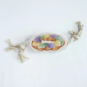 King Cake Dog Rope Toy