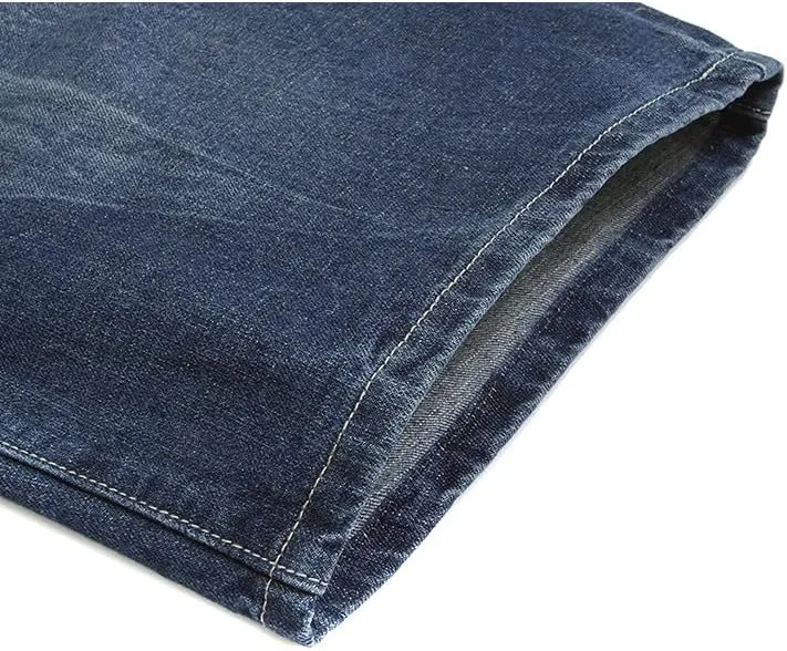 Kinghua Baggy Jean Shorts for Men Casual Loose Fit Hip Hop Denim Shorts
