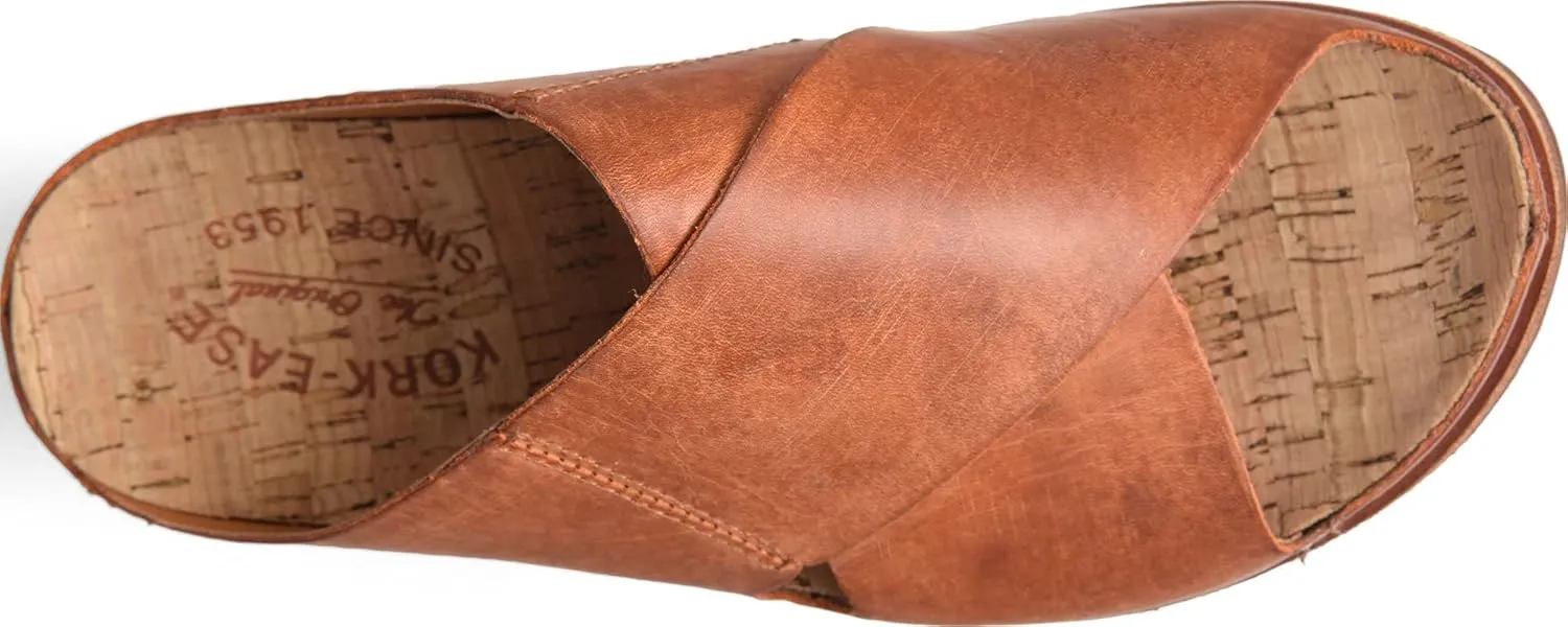 KORK-EASE Tutsi Cross-Band Women's Slip-On Sandal - Stylish Design with Ultra-Plush Comfort and Patented 2.0 Technology