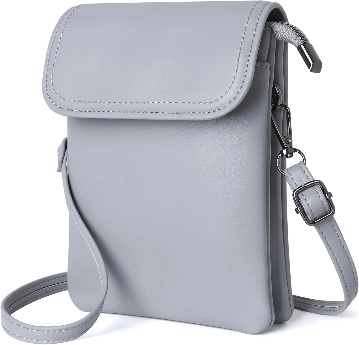 KUKOO Small Crossbody Bags for Women Cell Phone Purse Wallet Bag PU Leather with Shoulder Strap
