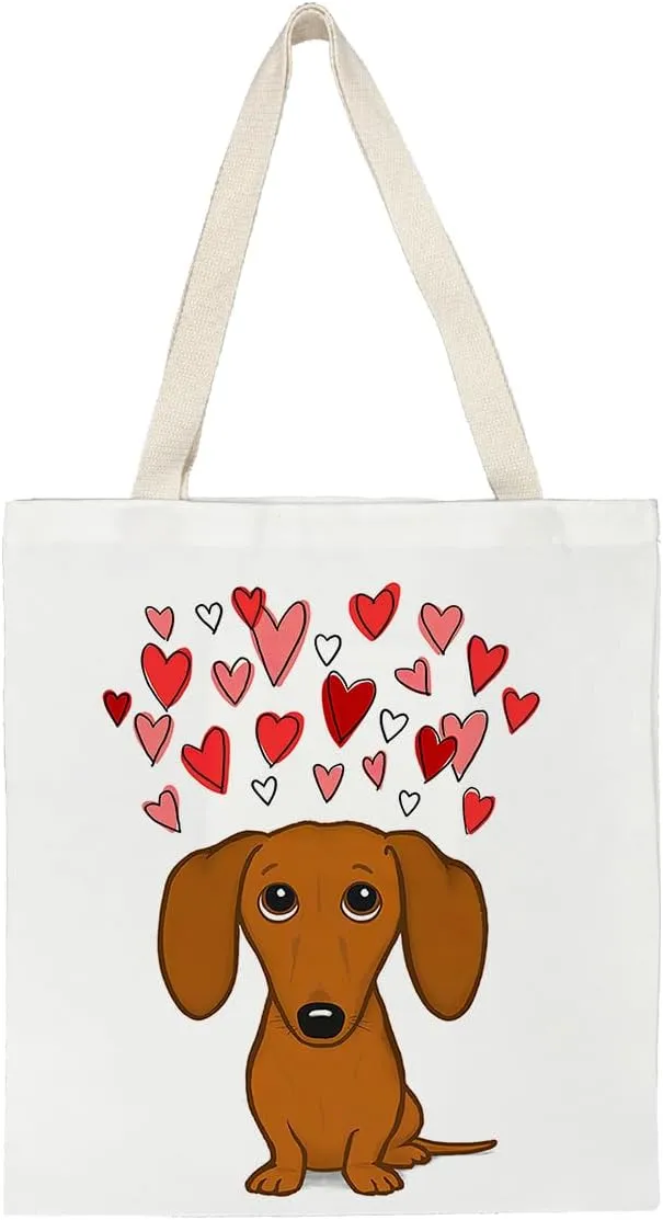 Kunlisa Cute Cow Canvas Tote Bag, Gifts for Girls & Women Lovers