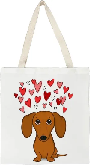 Kunlisa Cute Cow Canvas Tote Bag, Gifts for Girls & Women Lovers