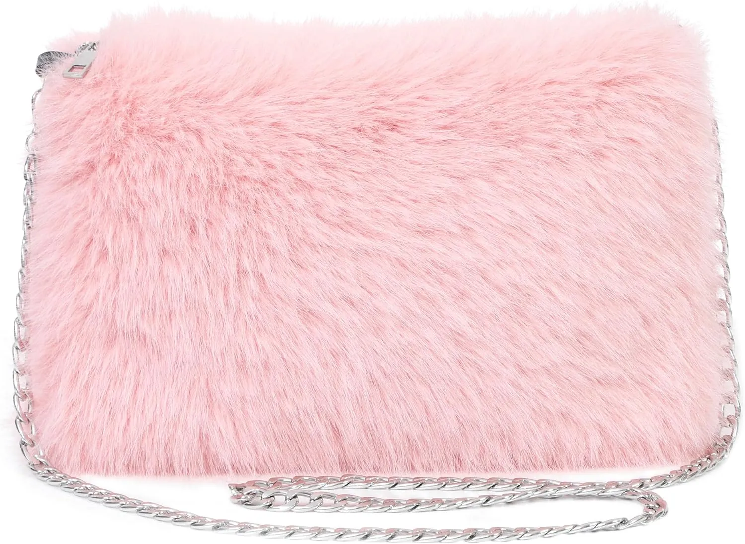 LA CARRIE Faux Fur Crossbody Bags for Women Shoulder Bag Purse Handbags Shoulder Strap