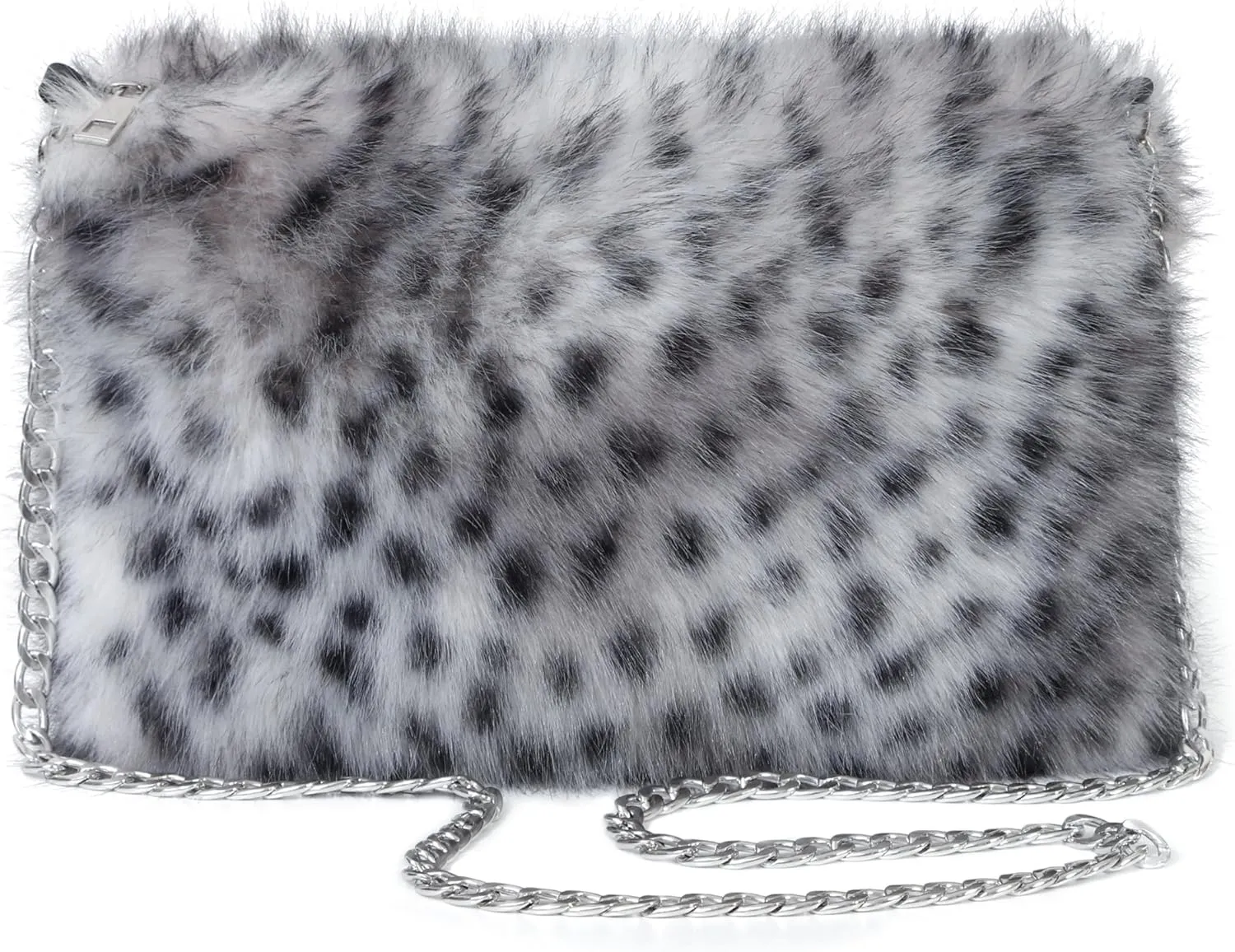 LA CARRIE Faux Fur Crossbody Bags for Women Shoulder Bag Purse Handbags Shoulder Strap
