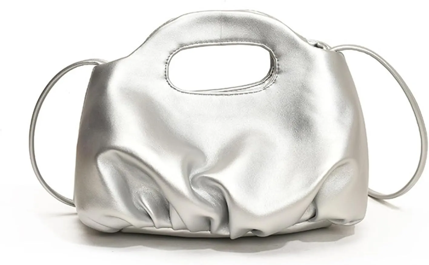 Ladies pleated cloud bag one-shoulder handbag