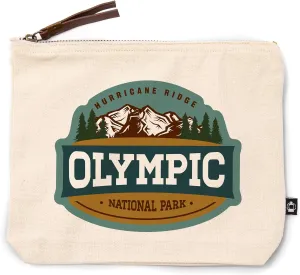 Lantern Press Olympic National Park, Washington, Hurricane Ridge, 100% Cotton Zipper Pouch, Travel Accessory, Go Bag