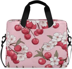Laptop Bag Computer Bags Messenger Shoulder Bag Briefcase Cherry Four for Business Office Work