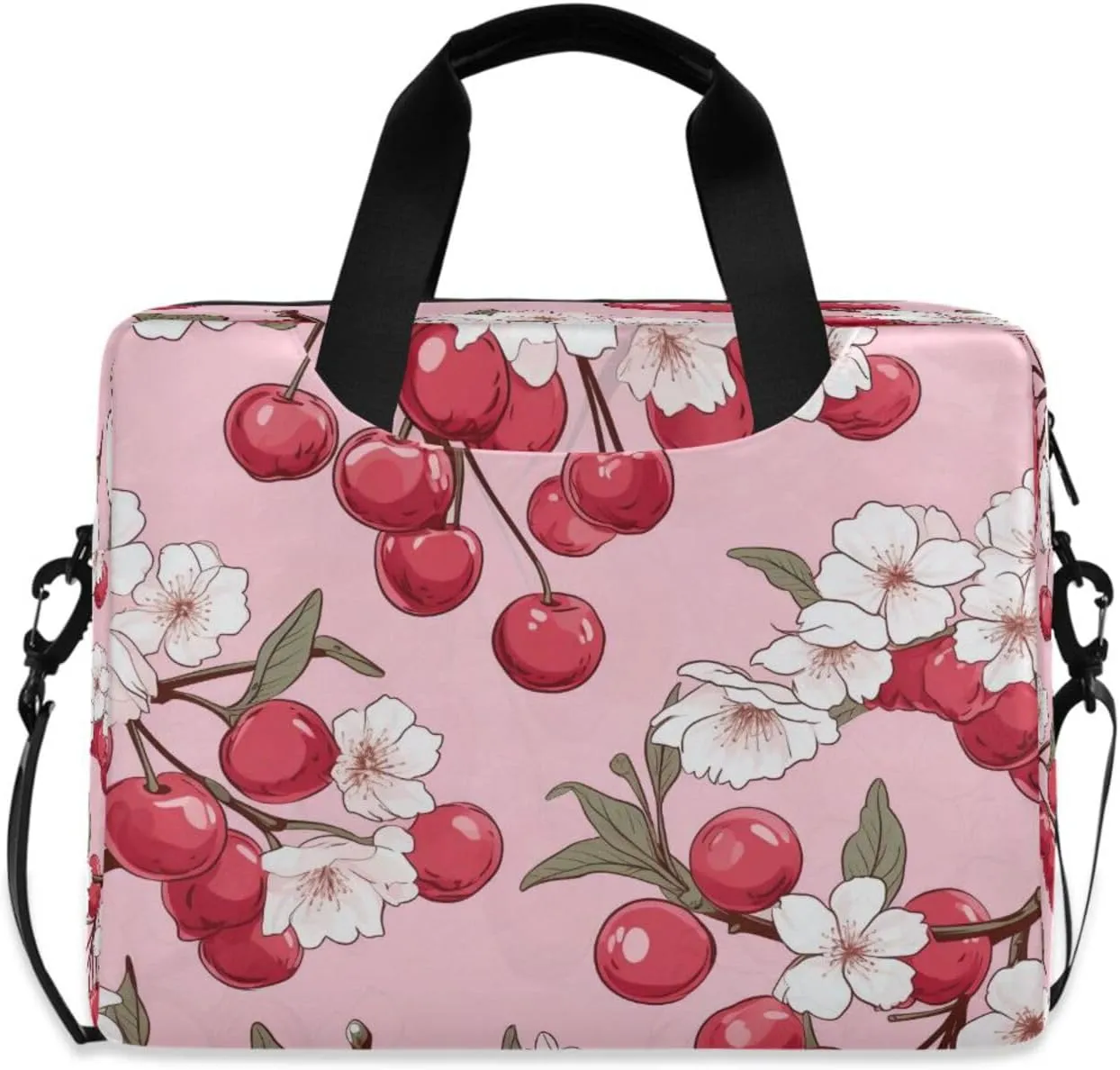 Laptop Bag Computer Bags Messenger Shoulder Bag Briefcase Cherry Four for Business Office Work