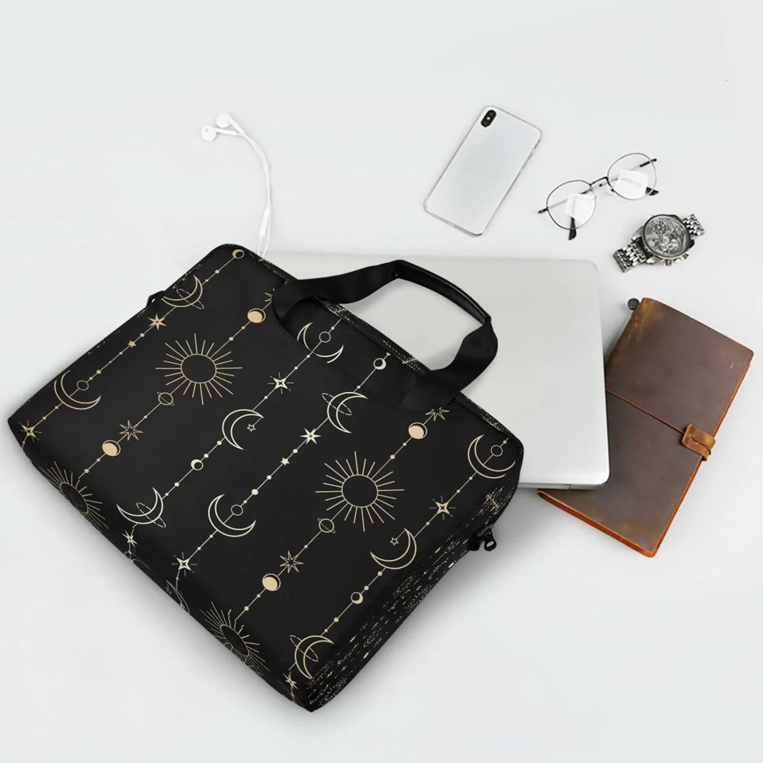 Laptop Bag Computer Bags Messenger Shoulder Bag Briefcase Magic Gnomes for Business Office Work