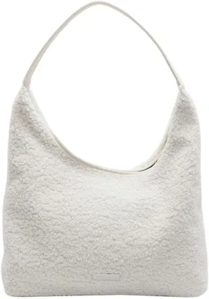 Large Tote Bag For Women Casual Fuzzy Plush Underarm Handbag Furry Shoulder Bag Faux Fur Winter Crossbody Bags Travel Purse