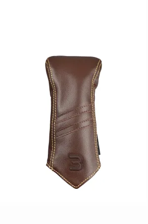 Leather Headcover Striped - 3-Wood