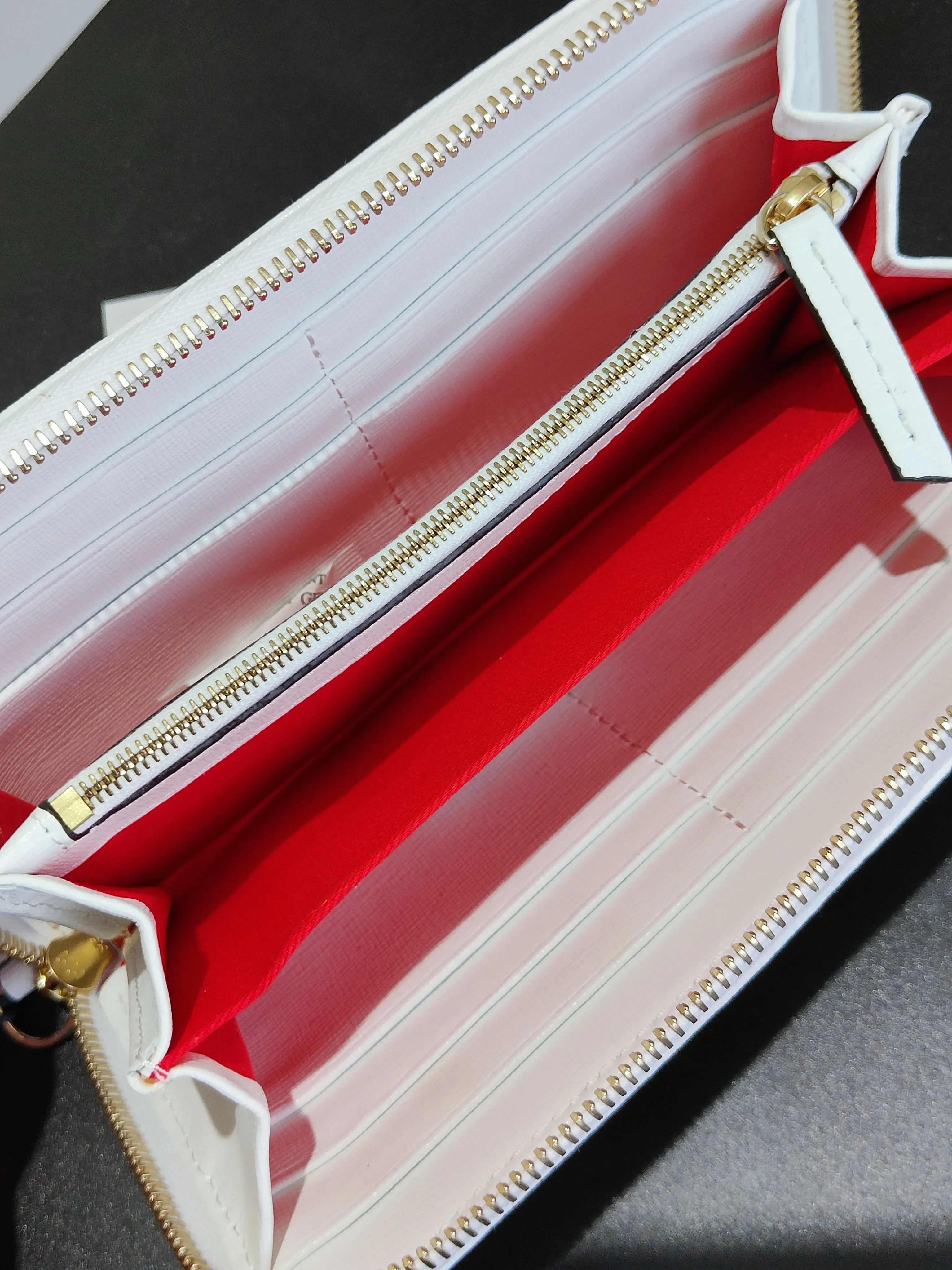 Leather Purse in White