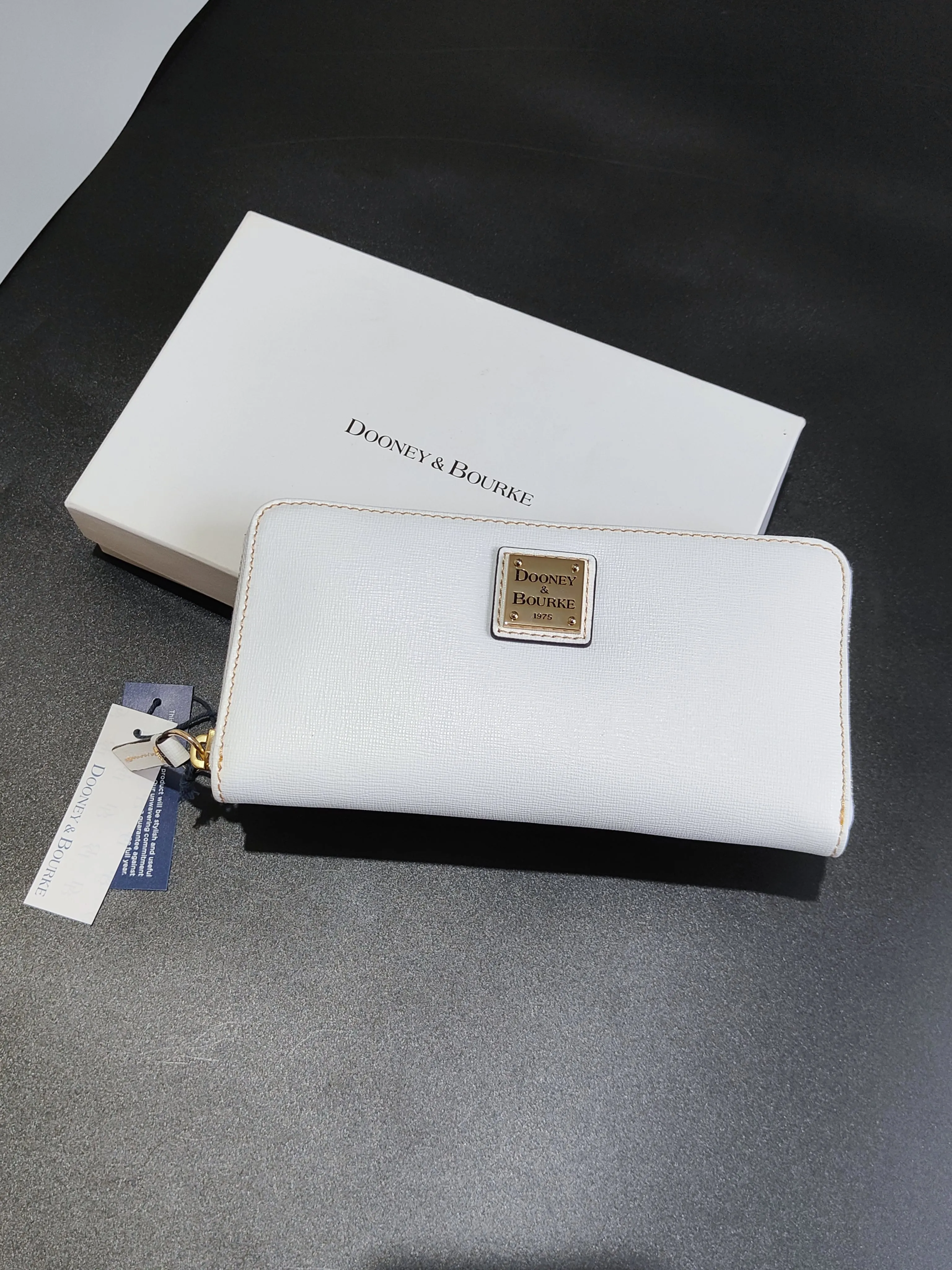 Leather Purse in White