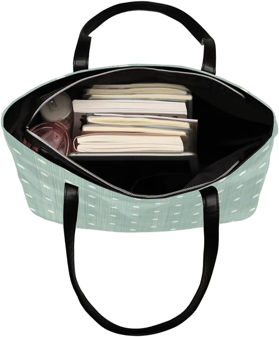 Leather Tote Bag for Women Fashion Shoulder Bag Purses and Handbags Large Capacity Satchel Bags for Work Travel