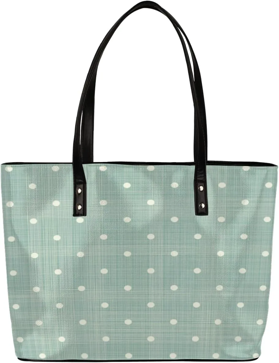 Leather Tote Bag for Women Fashion Shoulder Bag Purses and Handbags Large Capacity Satchel Bags for Work Travel