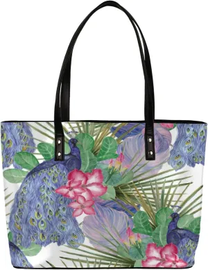 Leather Tote Bag for Women Fashion Shoulder Bag Purses and Handbags Large Capacity Satchel Bags for Work Travel