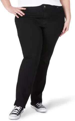 Lee Women's Plus Size Relaxed Fit Straight Leg Jean