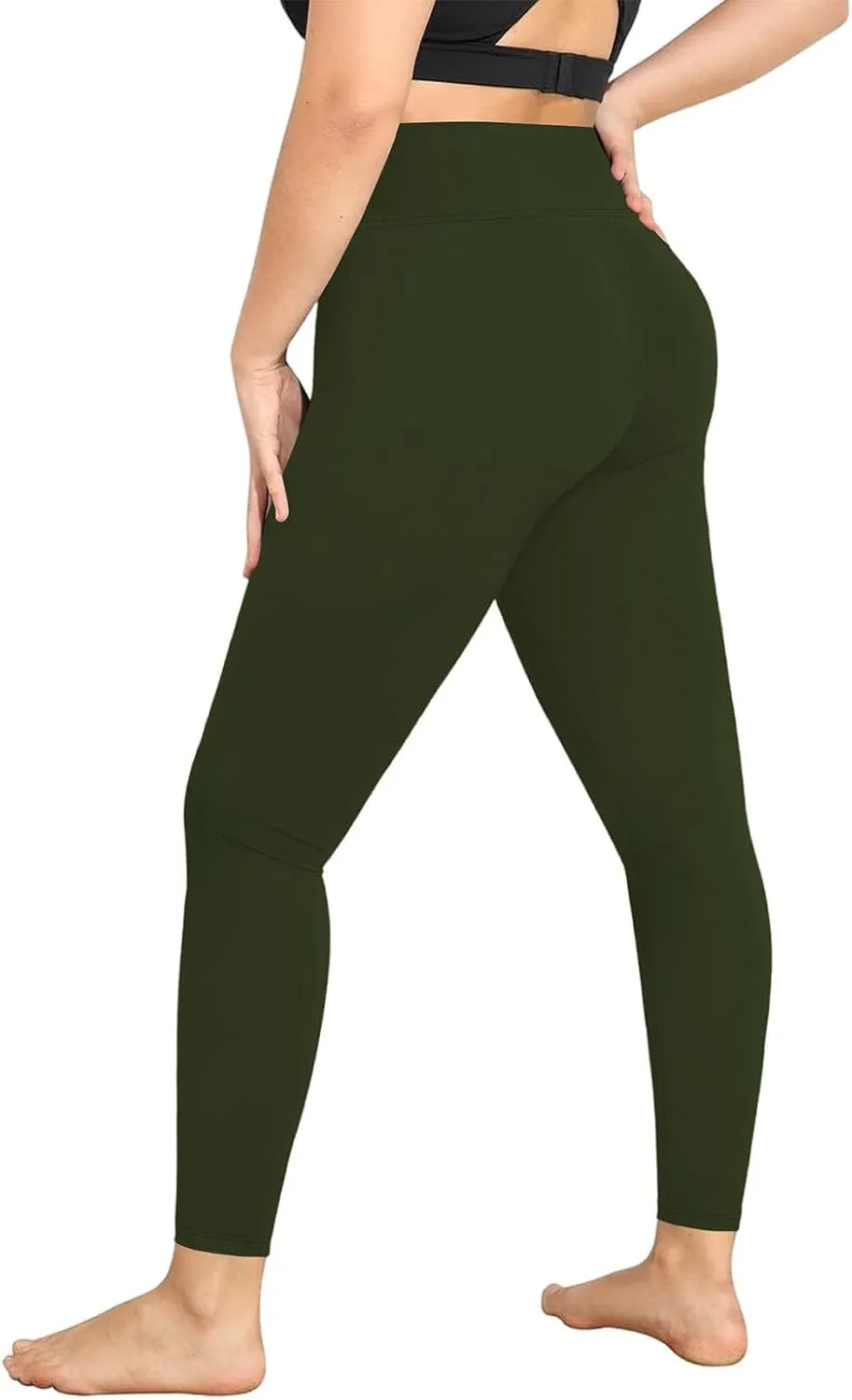 Leggings for Women Plus Size Tummy Control Lightweight Stretch High Waist Pants Soft Running Workout Trendy Yoga Pants