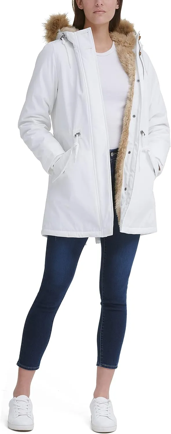 Levi's Women's Faux Fur Lined Hooded Parka Jacket
