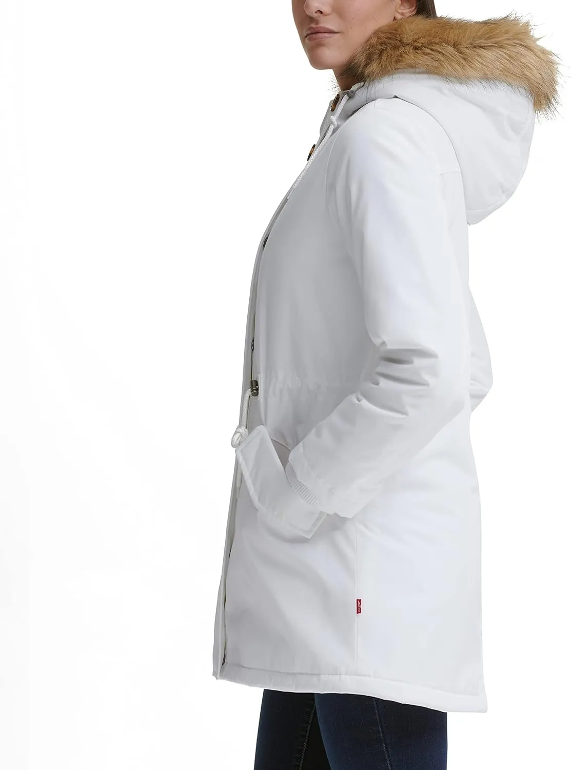 Levi's Women's Faux Fur Lined Hooded Parka Jacket
