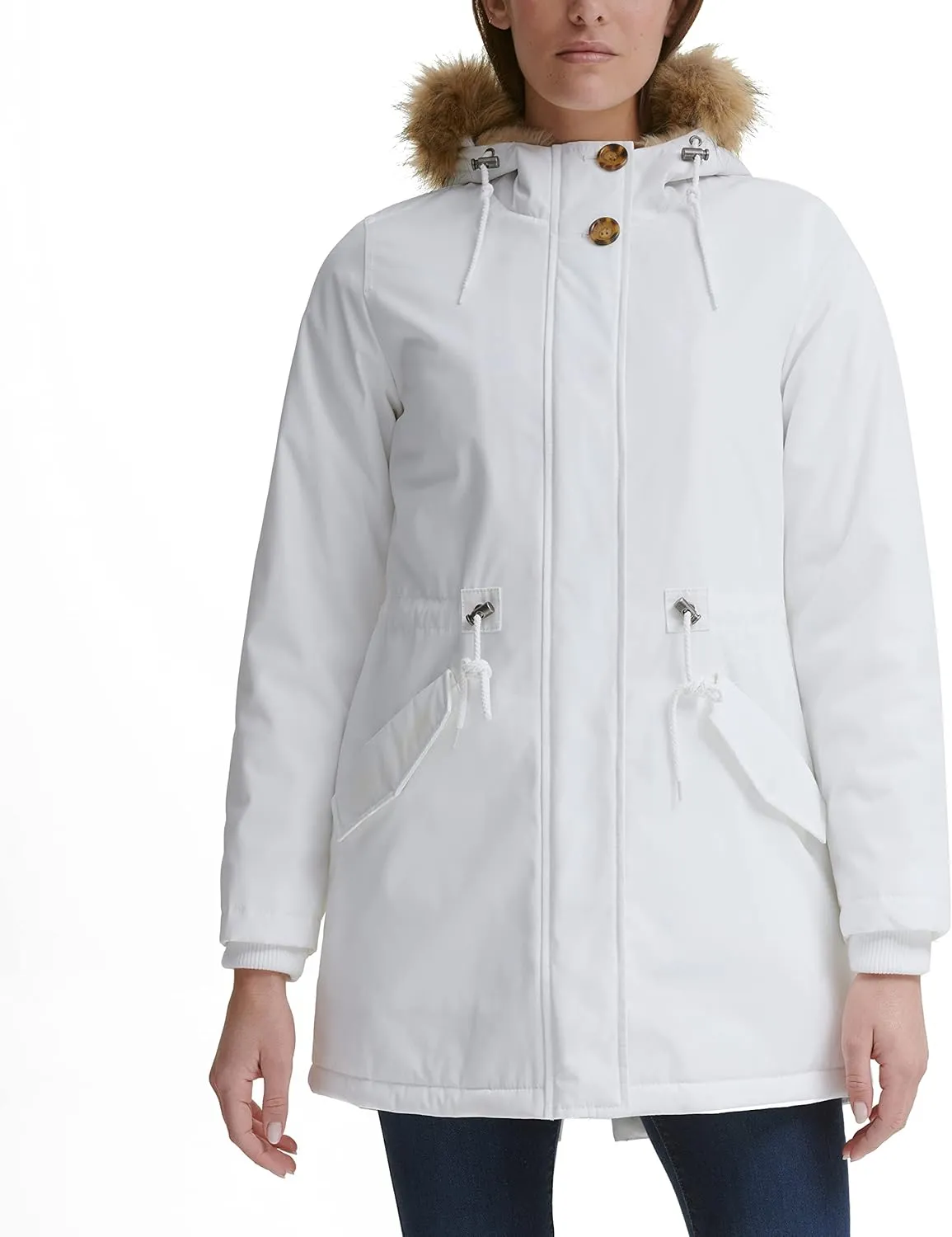 Levi's Women's Faux Fur Lined Hooded Parka Jacket