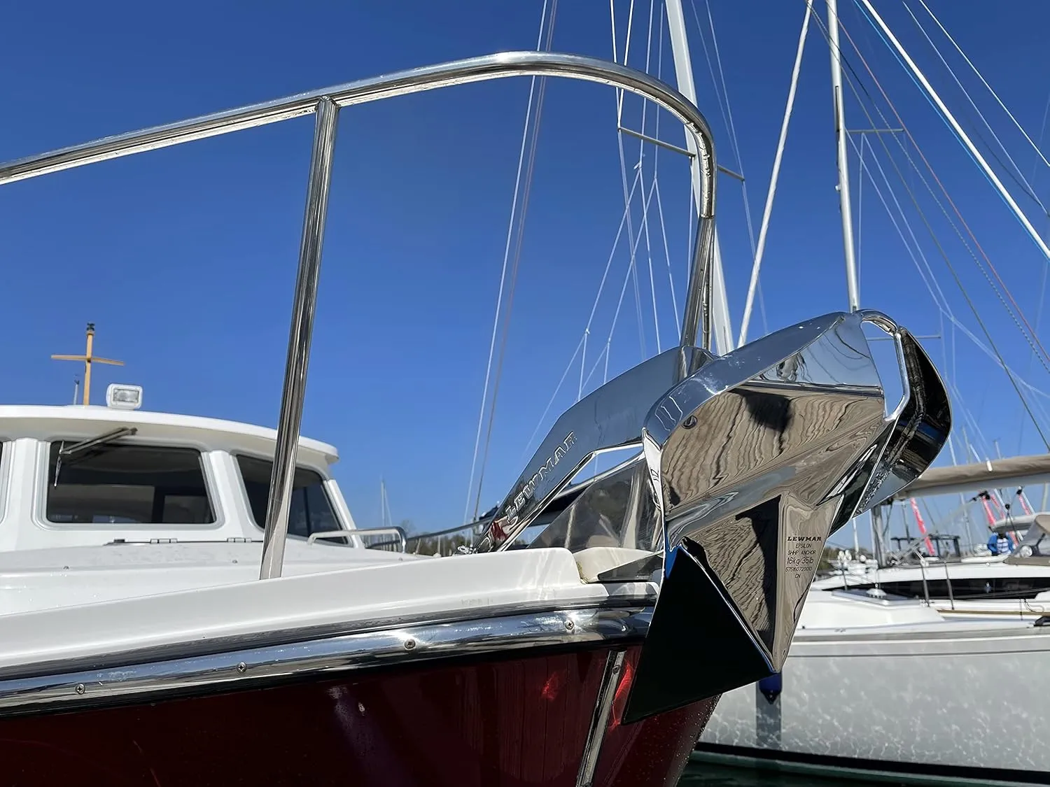 Lewmar Stainless Steel Epsilon Anchor for Power and Sailboats