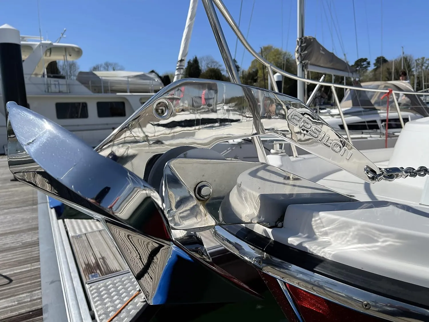Lewmar Stainless Steel Epsilon Anchor for Power and Sailboats