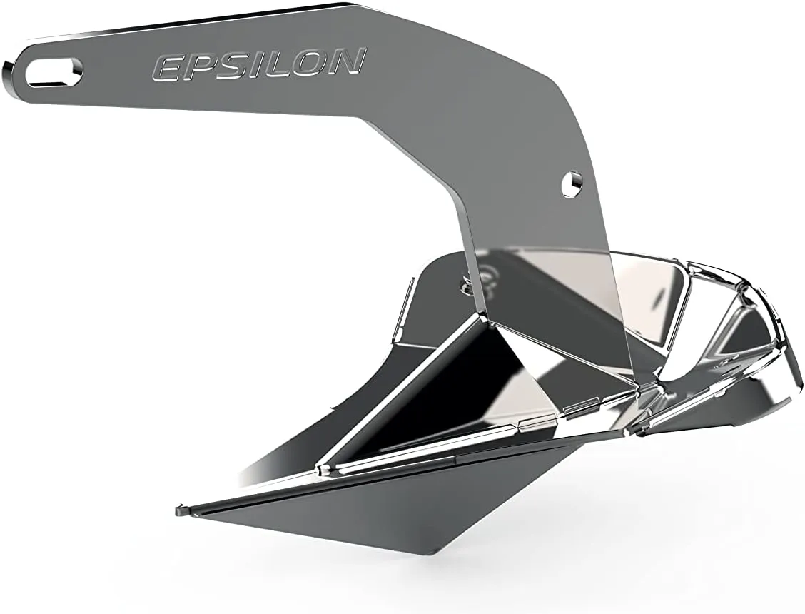 Lewmar Stainless Steel Epsilon Anchor for Power and Sailboats