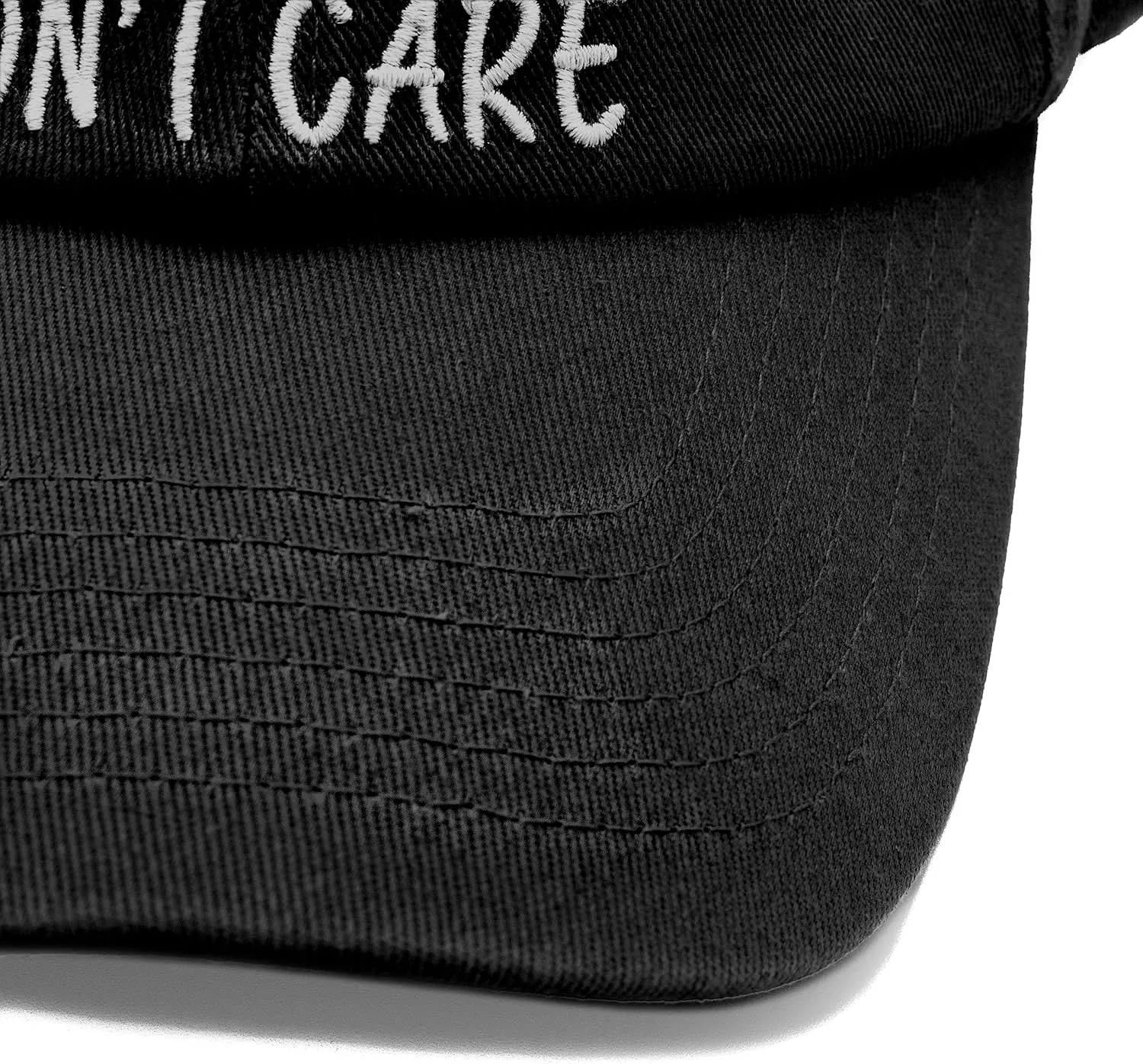 Lifecraft Boat Hair Don't Care Embroidered Washed Distressed Denim Womens Baseball Cap Cotton Dad Hat Boater Gift