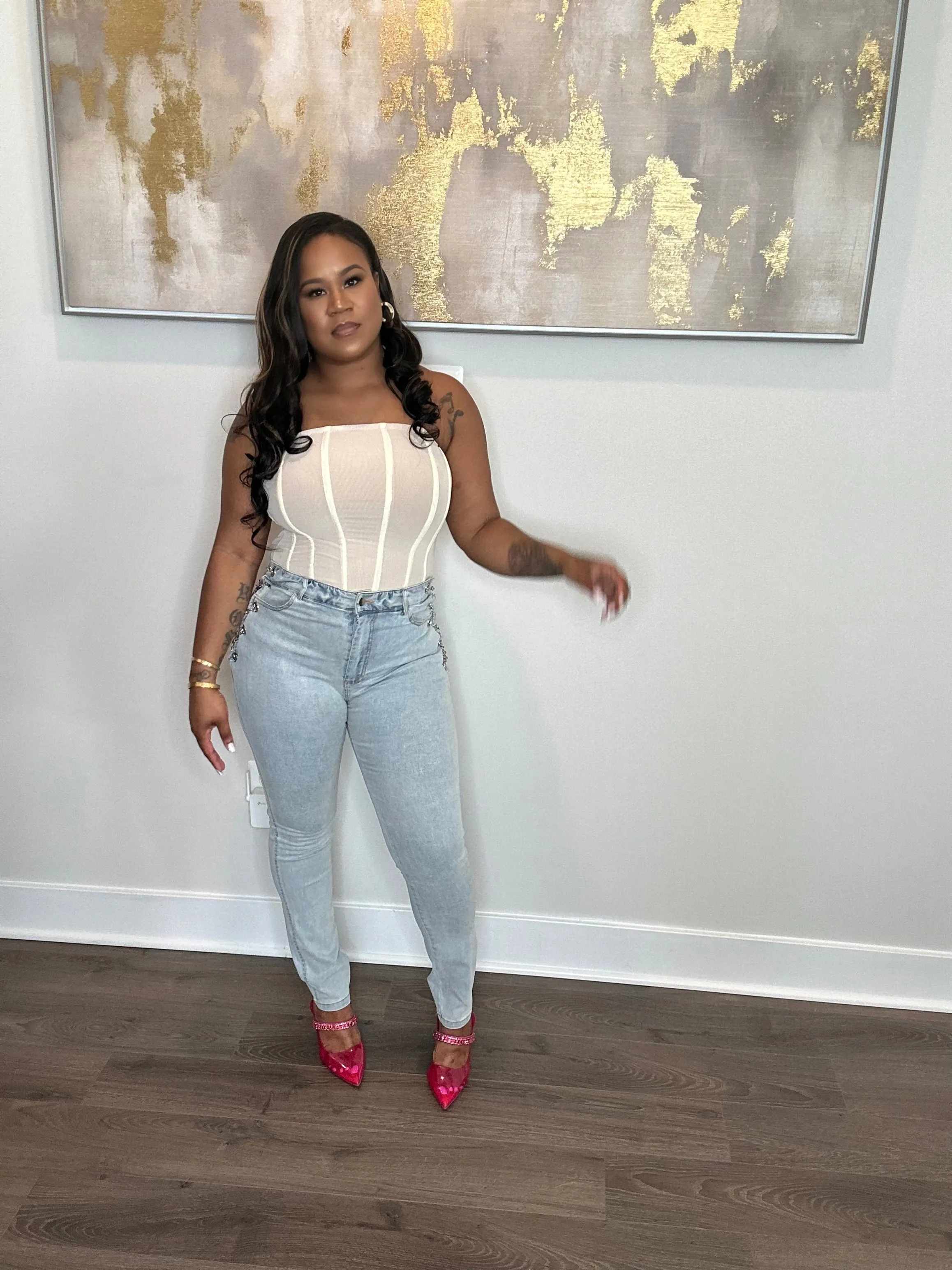 Link Up Denim Jeans