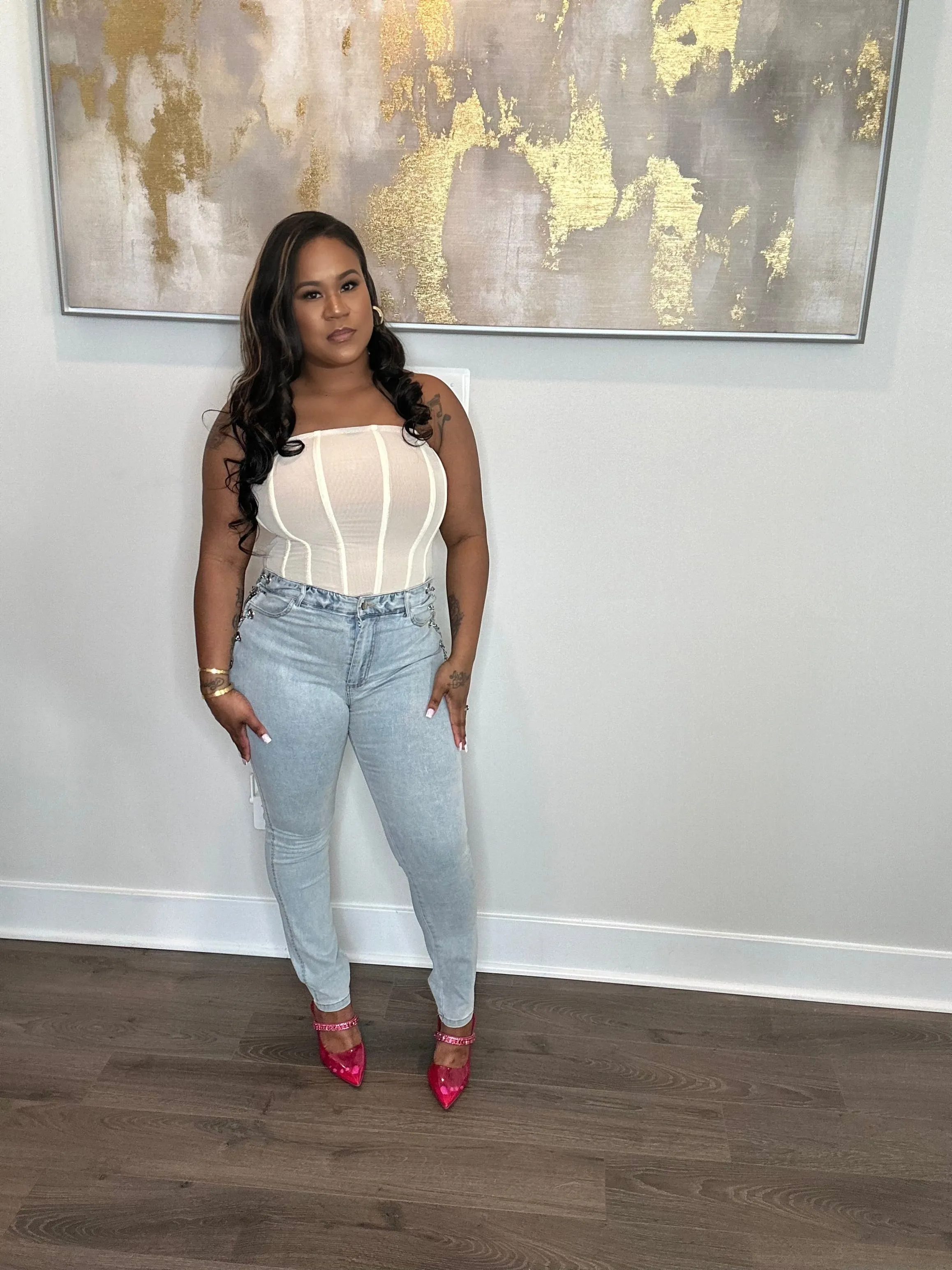 Link Up Denim Jeans