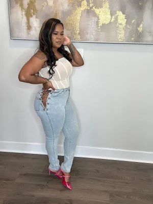 Link Up Denim Jeans