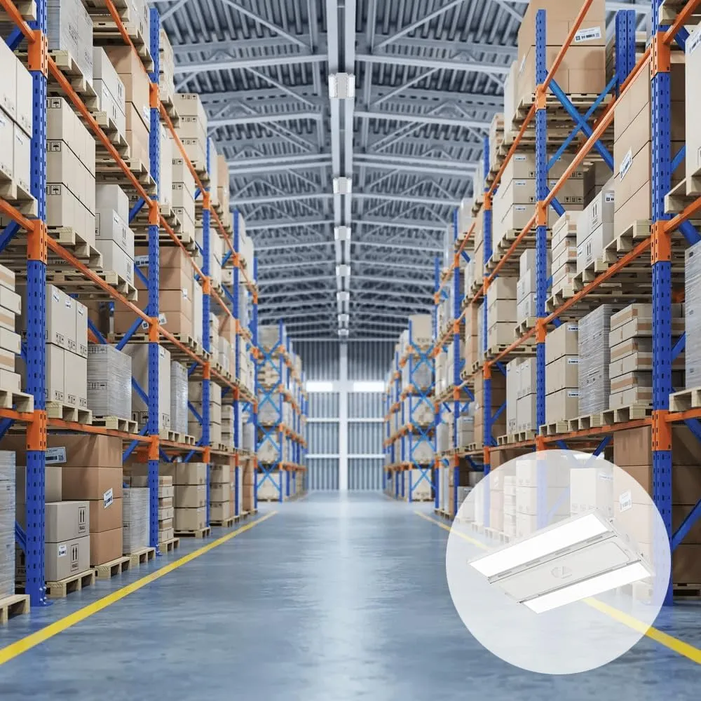 Lithonia Lighting Compact Pro LED High Bay Light, Ceiling Lighting Fixture, 12,000 Lumens, 5000K Daylight, Dimmable LED Work Light for Garage and Warehouse, MVOLT 120-277V (CPHB 12LM MVOLT 50K)