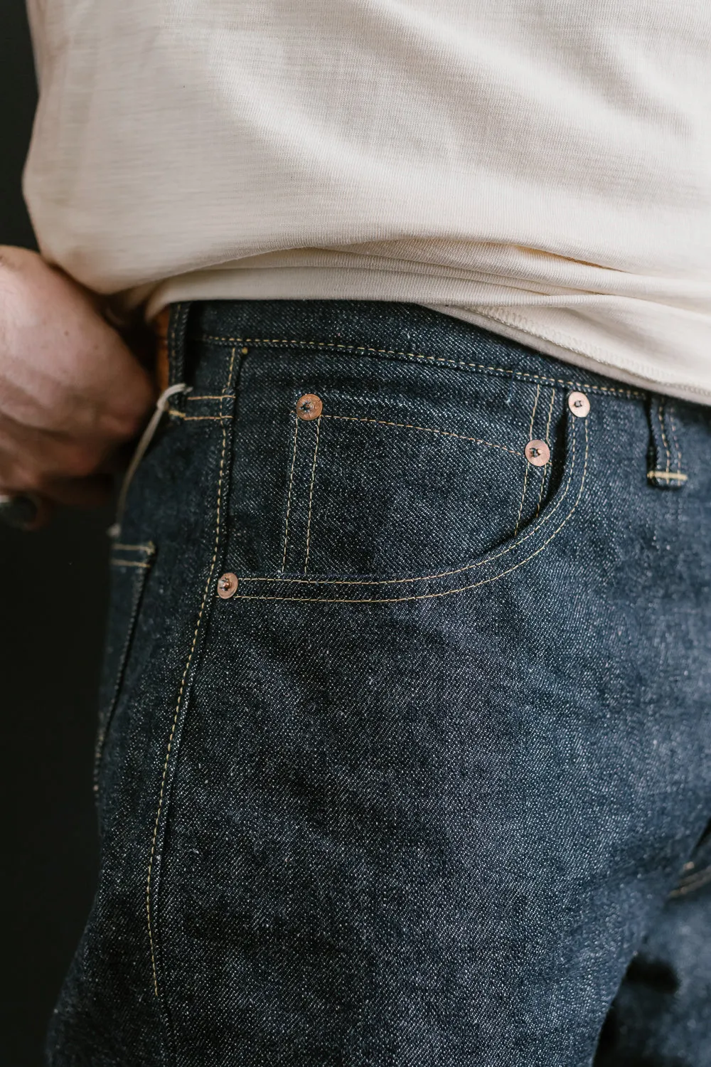 Lot 1001XX - 13.5oz 1947 Model Unsanforized Selvedge Denim - Indigo