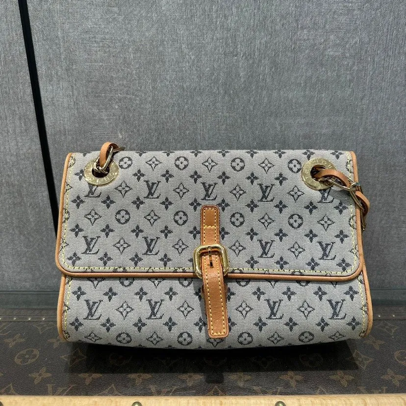 Louis Vuitton Denim Monogram Blue Crossbody Bag 23x17x6cm