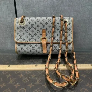 Louis Vuitton Denim Monogram Blue Crossbody Bag 23x17x6cm