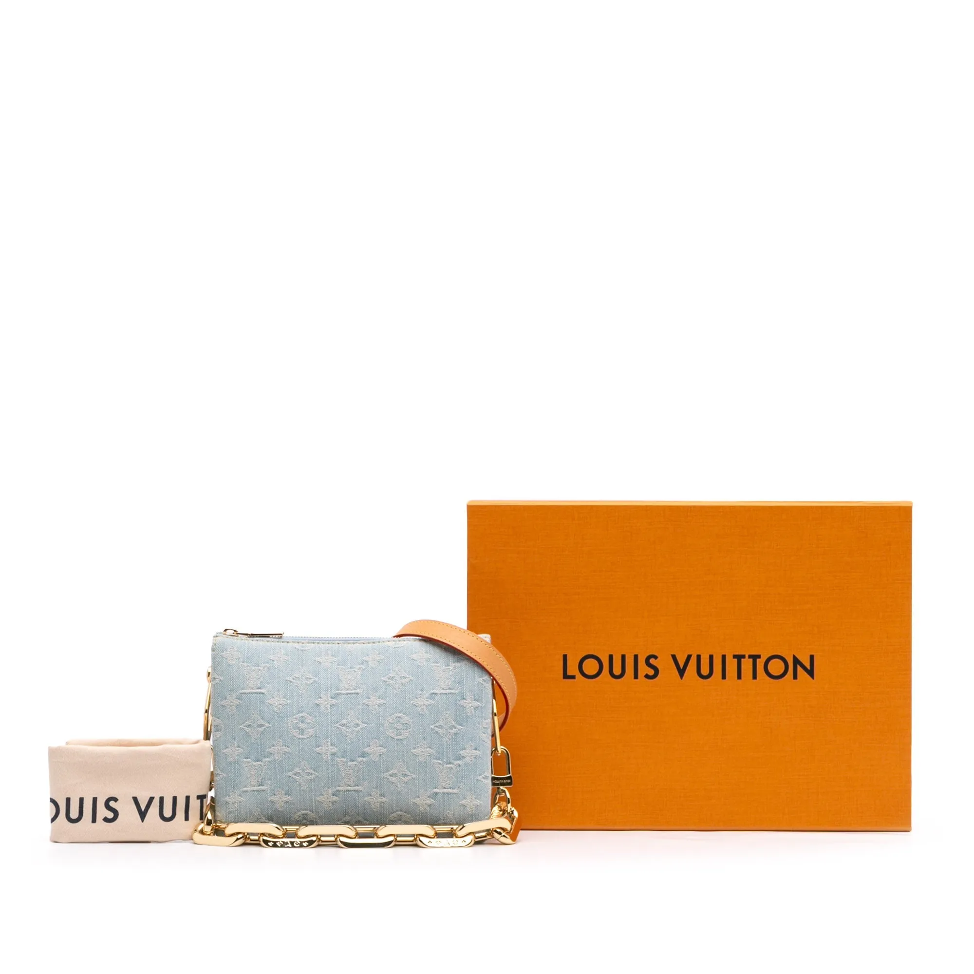 Louis Vuitton Monogram Denim Coussin BB