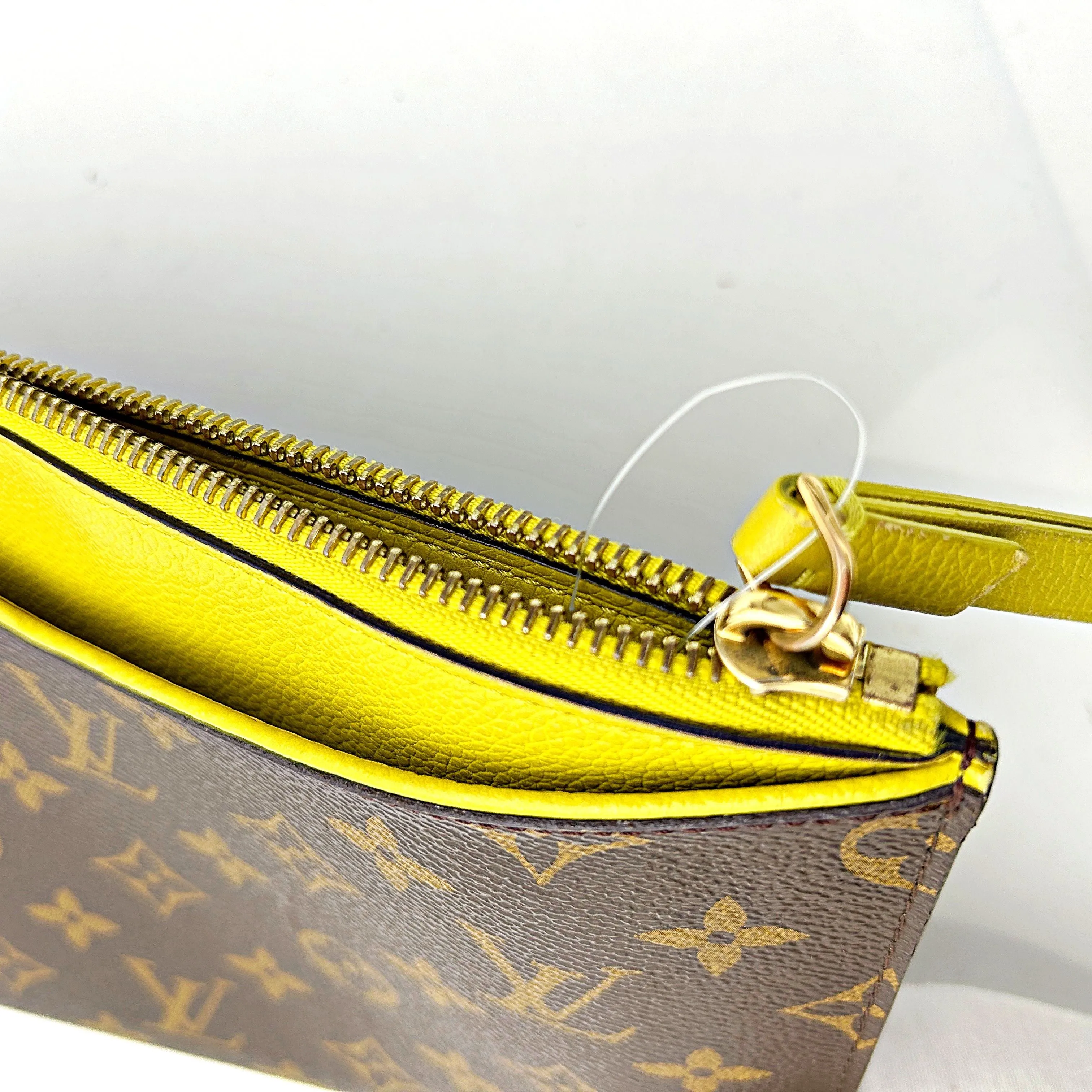 LOUIS VUITTON Monogram Pallas Pochette Pistache lv5543cf