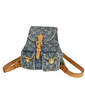 Louis Vuitton Sac A Dos   - Jeans Backpack Bag ()