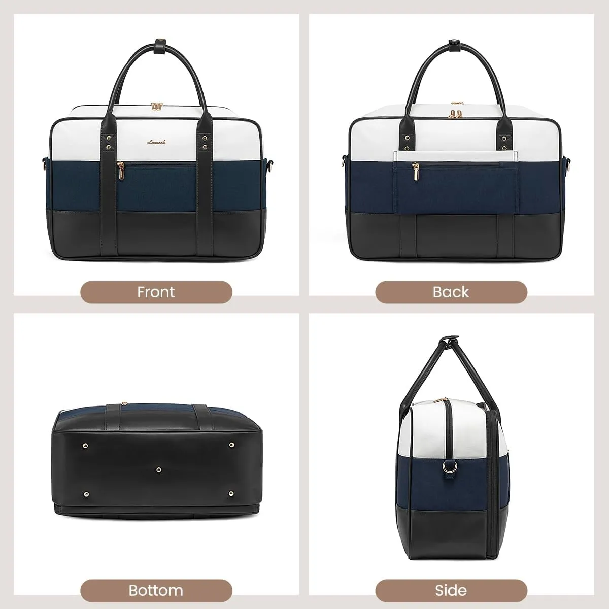 LOVEVOOK Weekender Travel Duffel - Women's Personal Item with Laptop Compartment, Overnight & Yoga Gym Bag, Wet Pocket, Labor & Delivery Hospital Bag