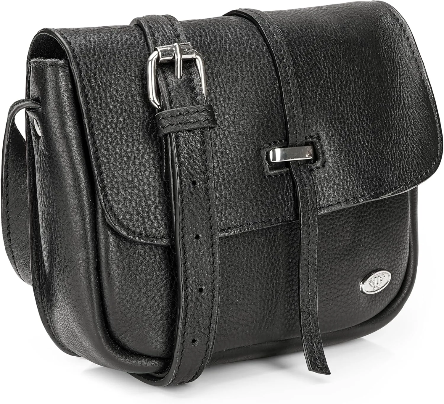 LUXEORIA Genuine Leather Crossbody Bags for Women, Small Travel Purses, Mobile & Credit Card Pockets with Adjustable Strap