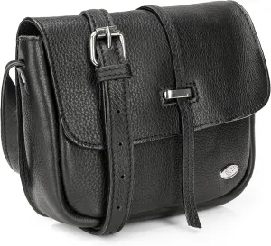 LUXEORIA Genuine Leather Crossbody Bags for Women, Small Travel Purses, Mobile & Credit Card Pockets with Adjustable Strap