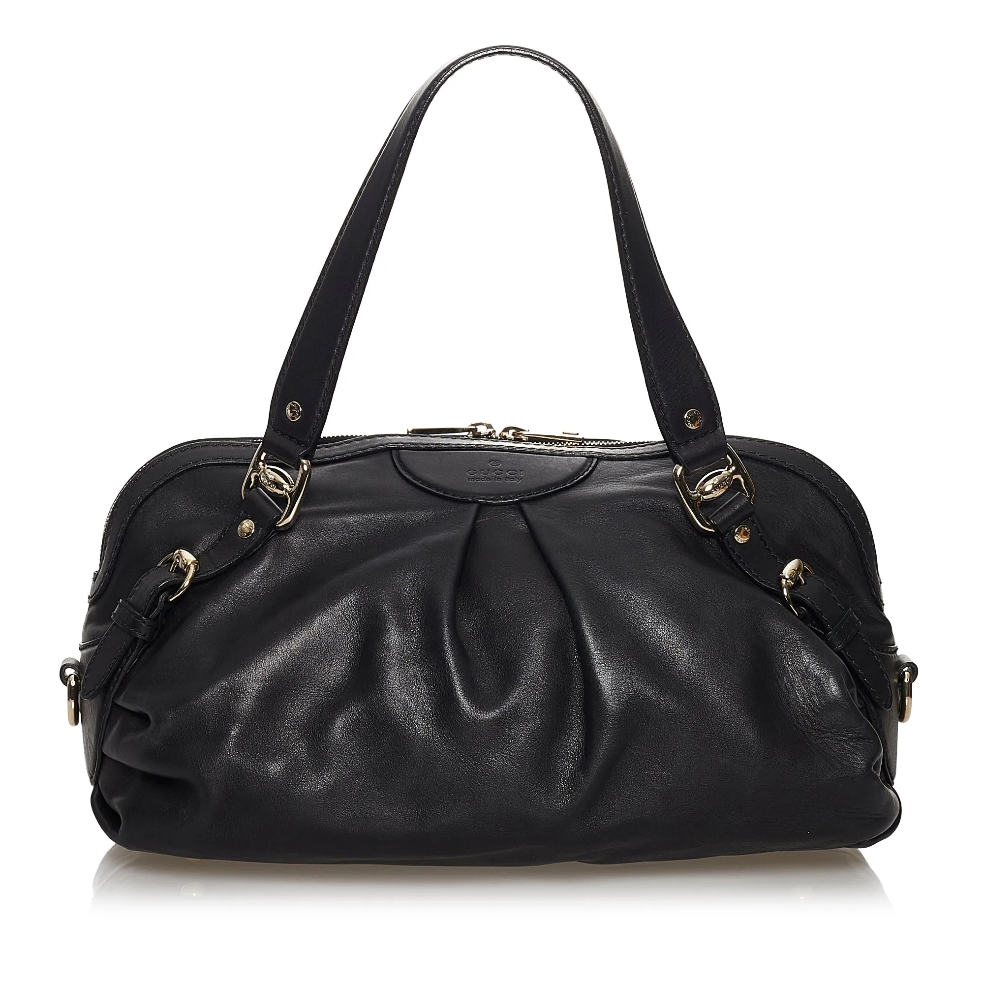 Machine-learning Vintage Satchel Act fast Leather Gucci