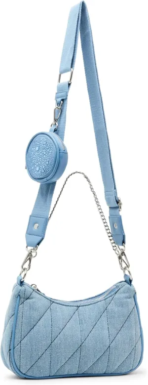 Madden Girl MG241161 Blue Shoulder Bag, Denim