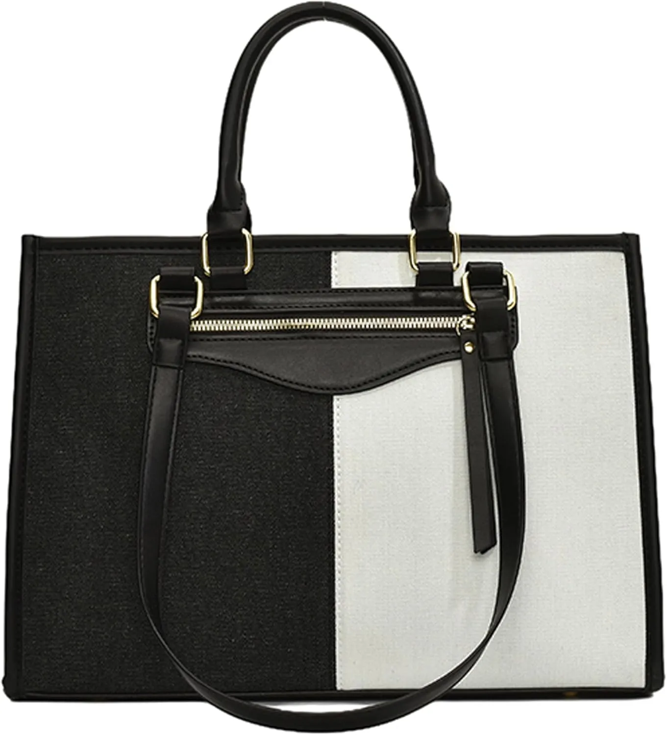Makukke Denim Tote Bag for Women Large Shoulder Bag Handbag for Work Office Travel Shopping