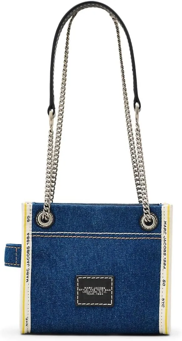 Marc Jacobs The Denim Chain Crossbody Tote Bag