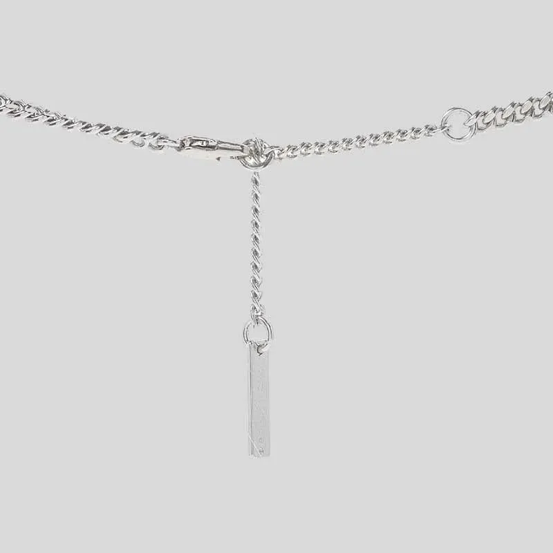 MARC JACOBS The Monogram Chain Necklace Silver RS-J305M03FA22