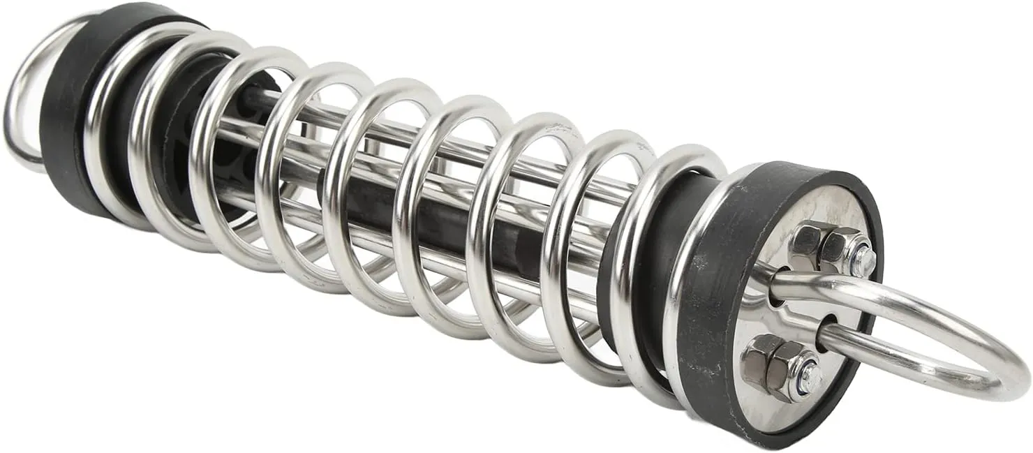 Marine Mooring Spring, Acouto Marine Mooring Spring Heavy Duty Stainless Steel Anchor Dock Line Tension Spring Replacement for Boat Yacht Accessories